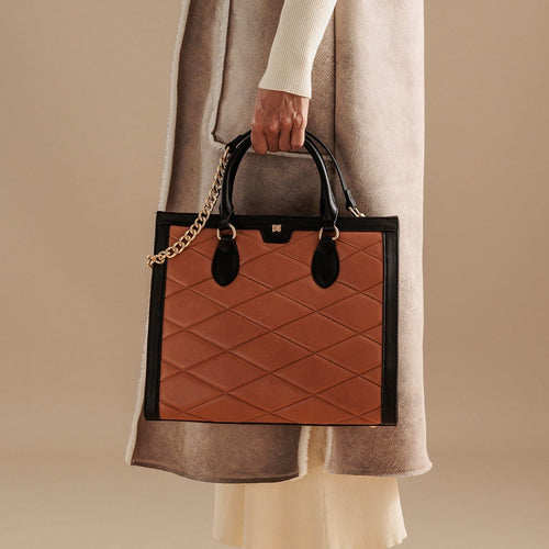 Shopper trapuntata in ecopelle doppi manici - THUN T10717347P00