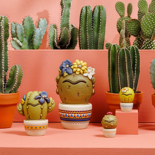 Mini cactus con fiore rosso THUN x Frida Kahlo