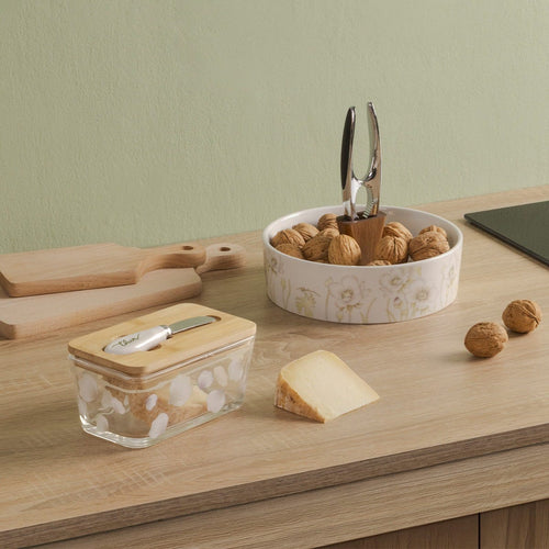Porta formaggio con spalmino Bloom