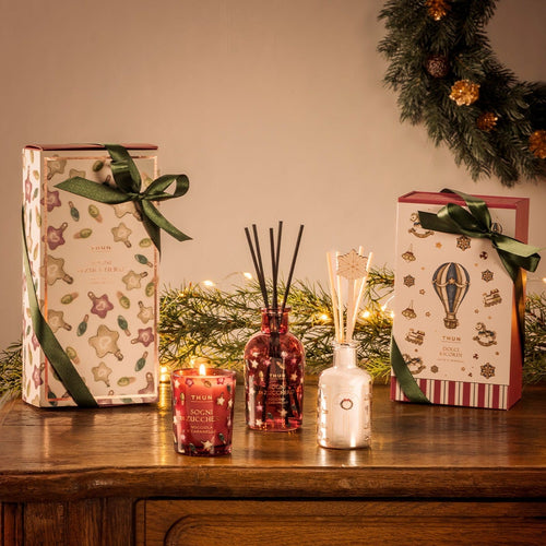 Set diffusore e candela con stampa luci
