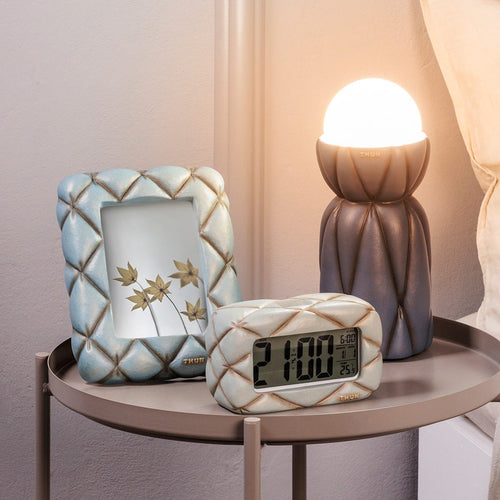 Orologio da tavolo digitale in ceramica Plumé