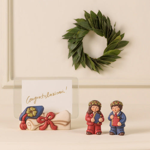Figura laurea lei in ceramica