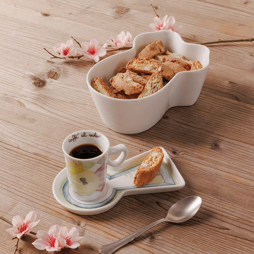Tazzina espresso con vassoietto Incanto di Pasqua