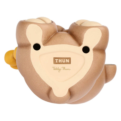 Teddy con girasole in ceramica, grande