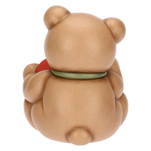 Teddy con cuore in ceramica, medio