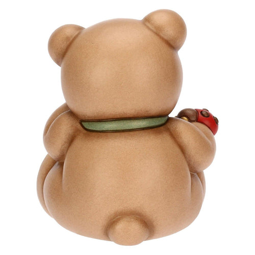 Teddy con coccinella in ceramica, medio