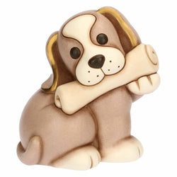 Cane Todo con giornale in ceramica, grande - THUN T10031276H90