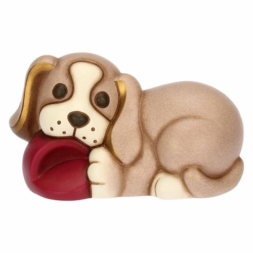 Cane Todo con pantofola in ceramica, medio - THUN T10033273H90
