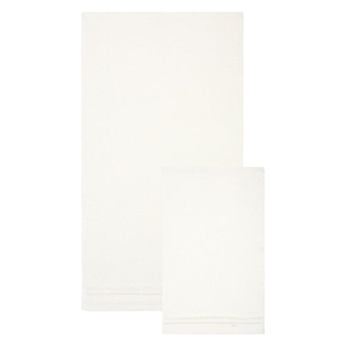 Set 2 asciugamani Country Bloom, crema