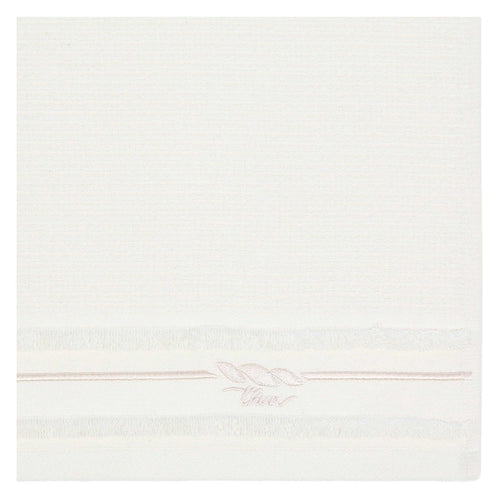 Set 2 asciugamani Country Bloom, crema