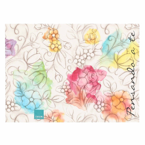 Biglietto d'auguri fiori