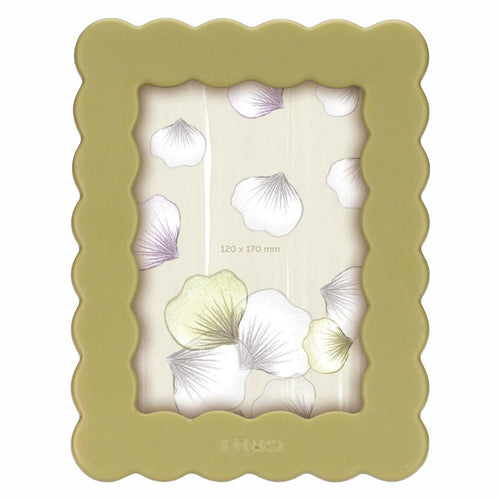 Portafoto in stoneware Bloom, grande