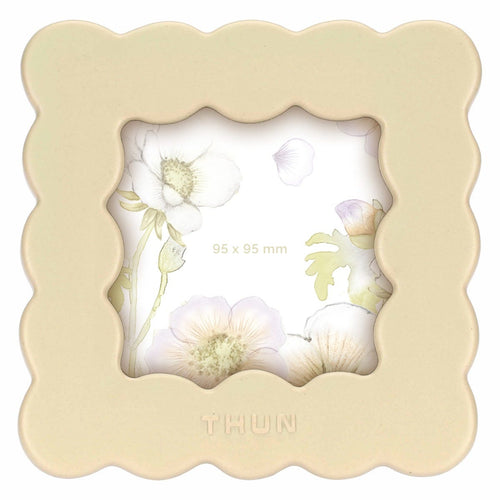 Portafoto in stoneware quadrato Bloom, piccolo