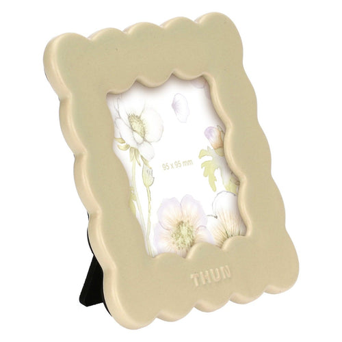 Portafoto in stoneware quadrato Bloom, piccolo