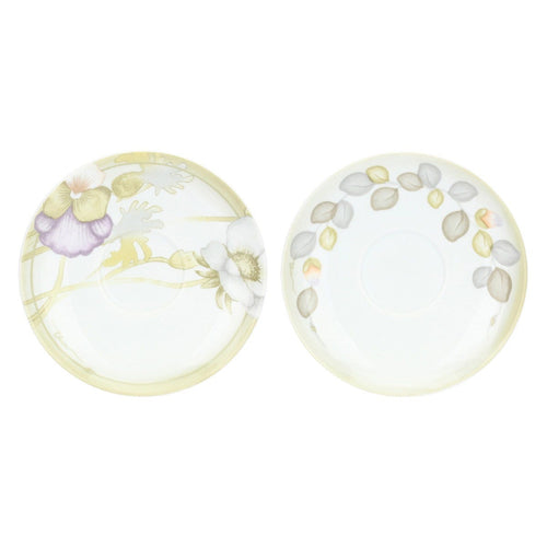 Set 2 tazze colazione con piattino in porcellana Bloom