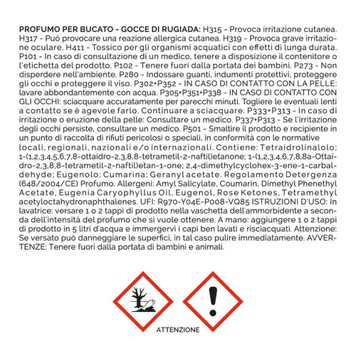 Profumo per bucato Gocce di Rugiada