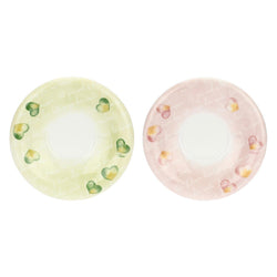 Set 2 tazze cappuccino Cuori in fiore