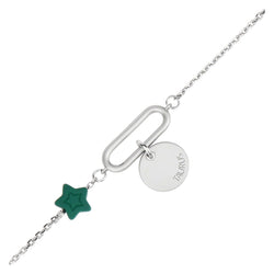 Bracciale con stella e pendente "Toro"