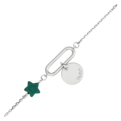 Bracciale con stella e pendente "Toro"