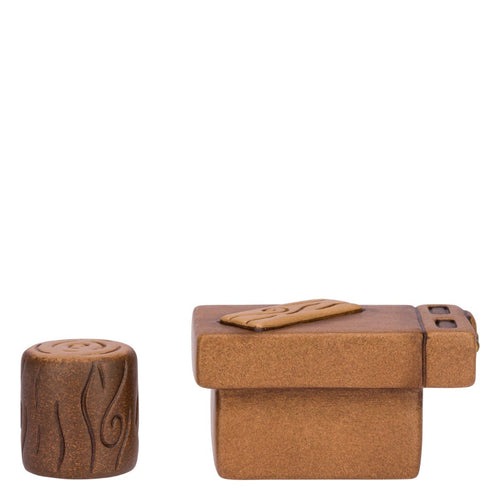 Set tavolo falegnameria in ceramica Presepe Classico