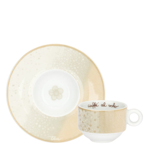 Set 6 tazzine espresso in porcellana, Pure Elegance