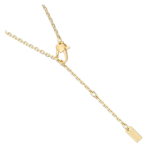 Collana lunga con pendente specchio