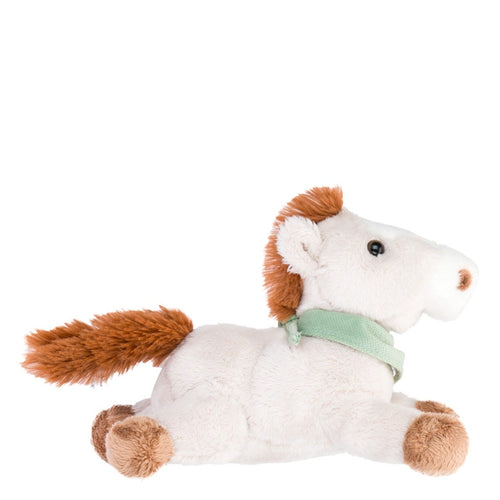 Set peluche cavallo con copertina tricot Dolce Fattoria