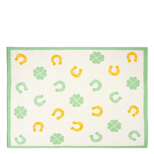 Set peluche cavallo con copertina tricot Dolce Fattoria