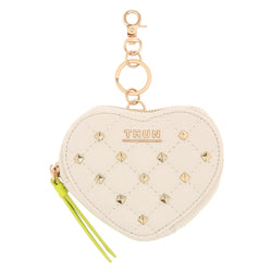 Portachiavi astuccio cuore con borchie, burro