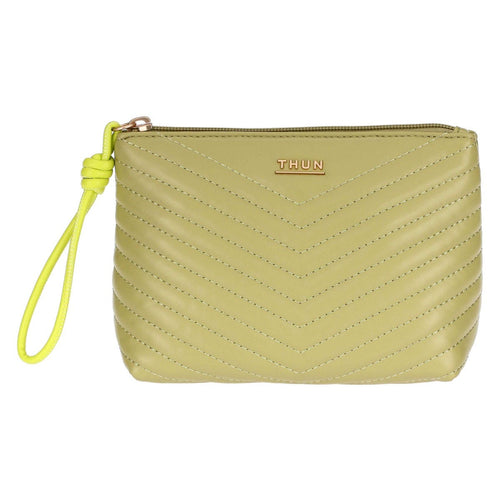Trousse matelassé, verde pistacchio