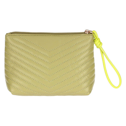 Trousse matelassé, verde pistacchio