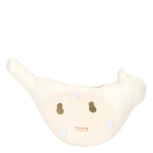 Cachepot da parete uccellino bianco, Eleganza Esotica
