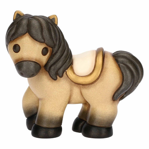 Cavallo Isabella in ceramica, medio
