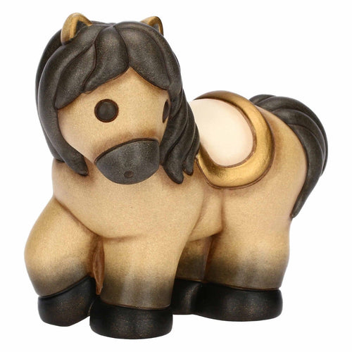 Cavallo Isabella in ceramica, medio