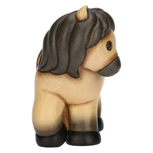 Cavallo Isabella in ceramica, medio