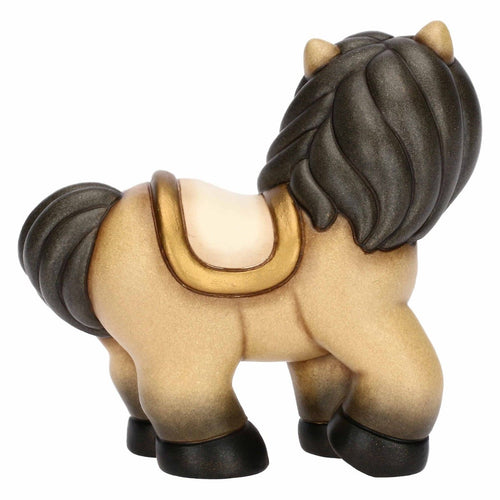 Cavallo Isabella in ceramica, medio