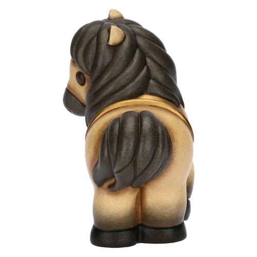 Cavallo Isabella in ceramica, medio