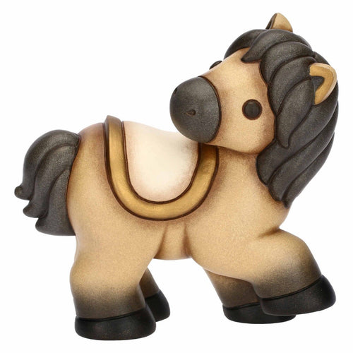 Cavallo Isabella in ceramica, grande