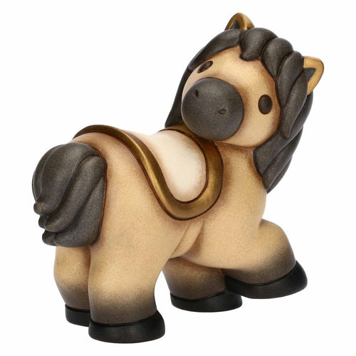 Cavallo Isabella in ceramica, grande