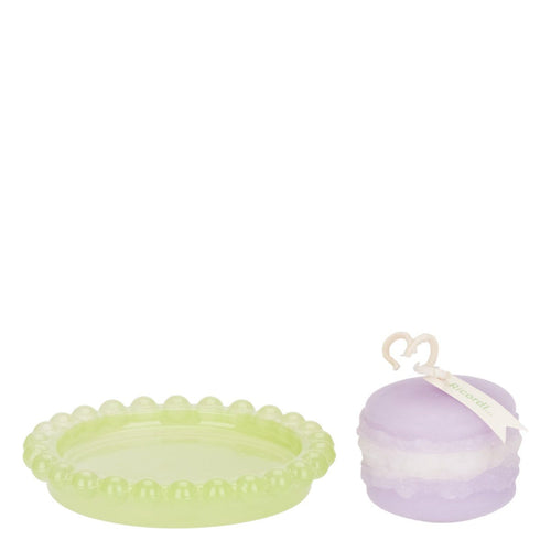 Candela macaron cloche viola
