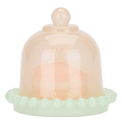 Candela macaron cloche arancio