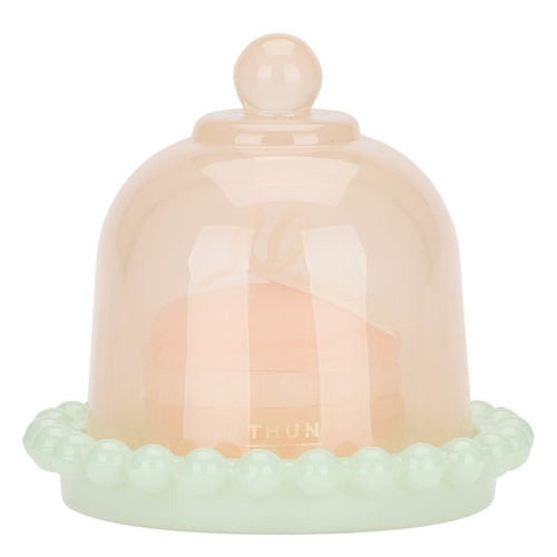 Candela macaron cloche arancio