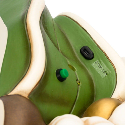 Babbo Natale con albero in ceramica, maxi