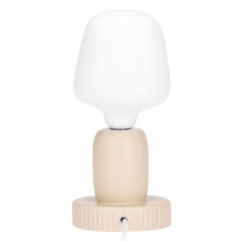 Lampada fungo in porcellana