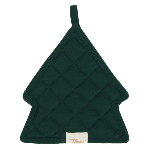 Set cestino portapane, 2 presine e canovaccio Artemis, verde