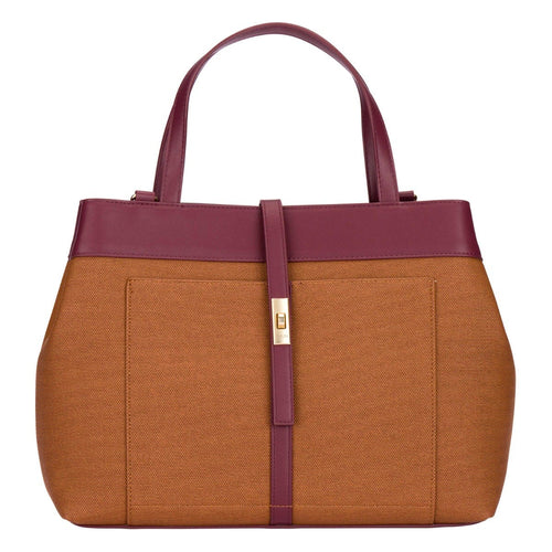 Borsa a spalla con tasca e catena
