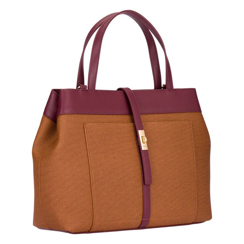 Borsa a spalla con tasca e catena