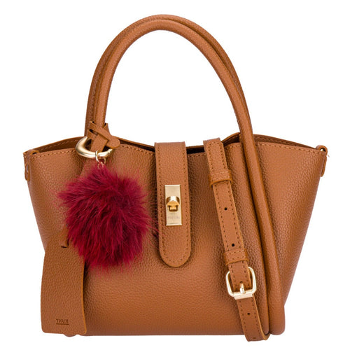 Mini borsa con pon pon
