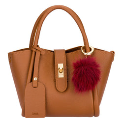 Mini borsa con pon pon