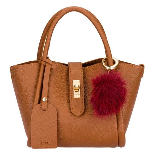 Mini borsa con pon pon